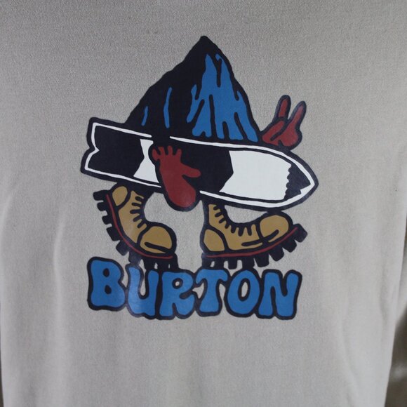Snowboard Hoodie - Burton Walking Mountain Graphic - Men's Large - Picture 2 of 7